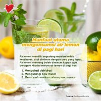 Tips Detoks Tubuh Minum Air Lemon Tiap Pagi
